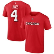 Men's Fanatics Seth Jones Red Chicago Blackhawks Special Edition 2.0 Name \u0026 Number T-Shirt